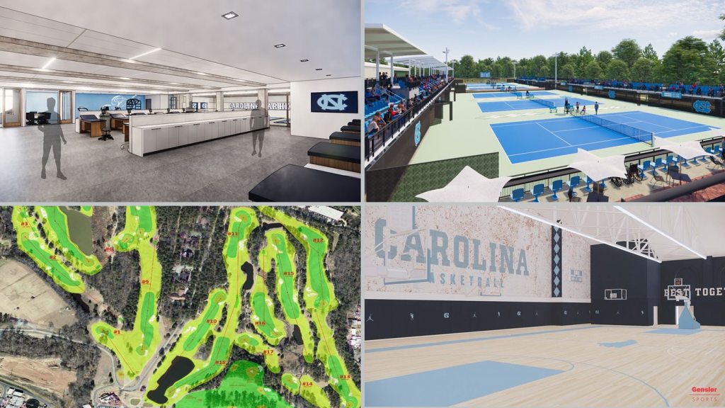 New athletics facilities projects will enhance experience for six