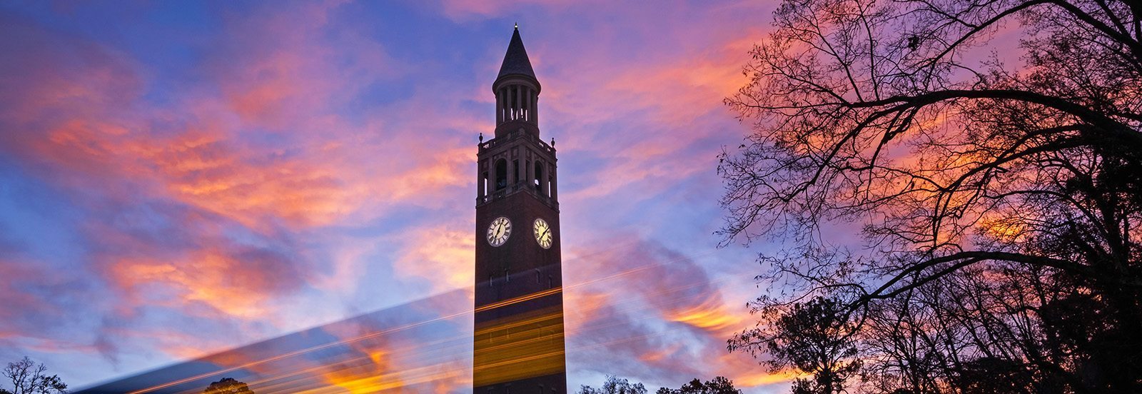The Bell Tower at Sunset.