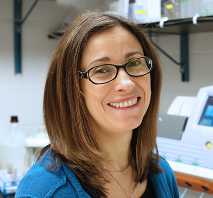 Andrea Azcarate-Peril, microbiologist in the UNC School of Medicine and director of the University’s Microbiome Core