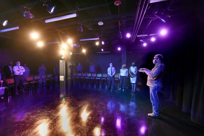 A new performance space will allow for small group performances open to the community. (photo by Donn Young)