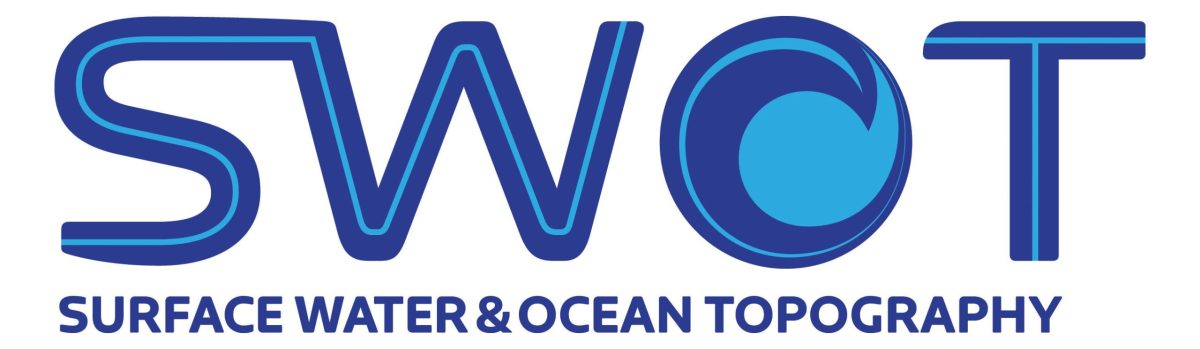 logo for SWOT (Surface Water and Ocean Topography)