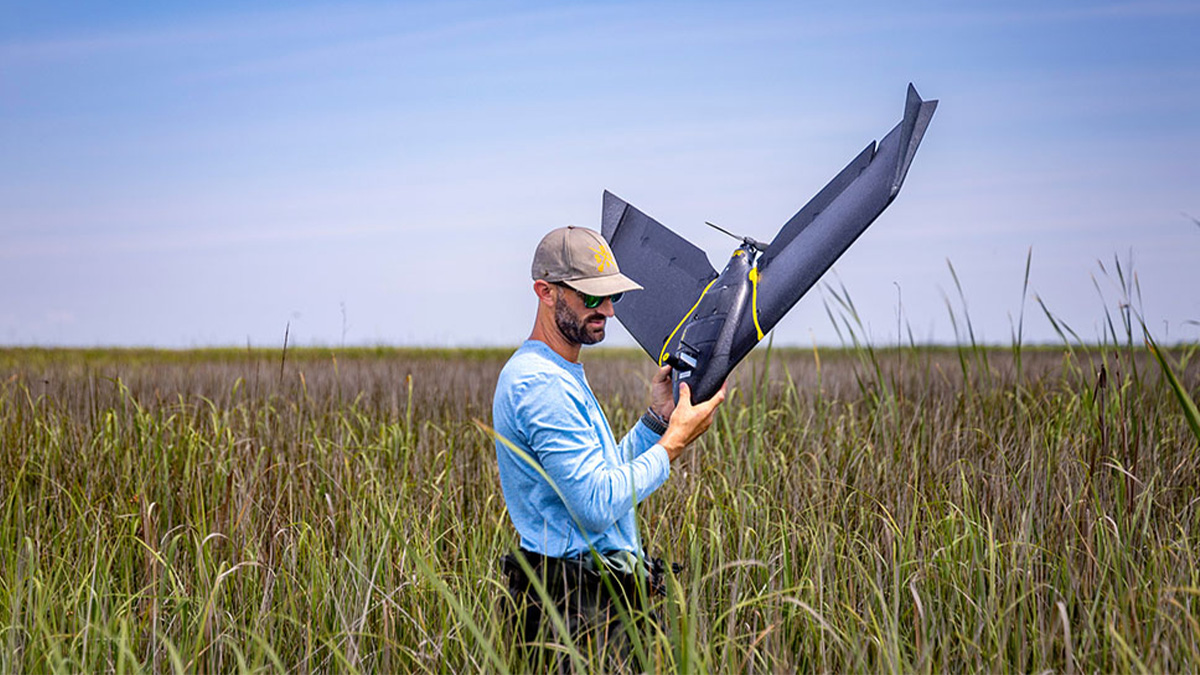 Environmental researchers use drones to map marshes | UNC-Chapel Hill